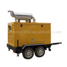 Trailer Generators with soundproof canopy